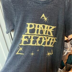 Free People Blue Graphic Tee